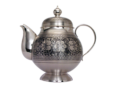 Серебряный чайник с чернением «Традиция»